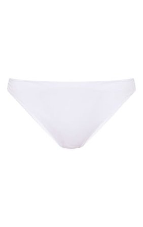 White Mix & Match Cheeky Bum Bikini Bottom | PrettyLittleThing