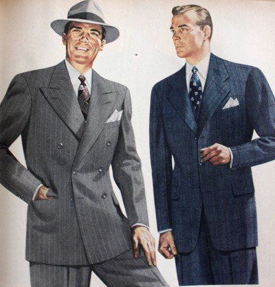 mens fashion 1940s