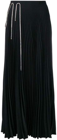squiggle cupchain pleated skirt