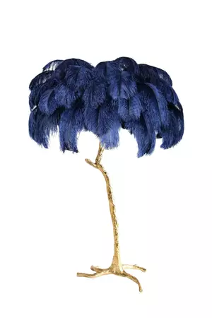 Ostrich Feather Floor Lamp | SamuLighting