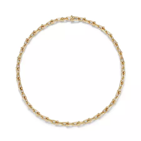 Tiffany HardWear Small Link Necklace in Yellow Gold | Tiffany & Co.