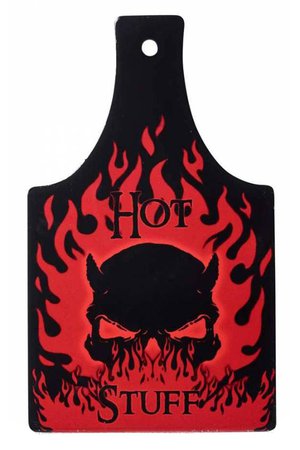 Hot Stuff Trivet Chopping Board by Alchemy Gothic | Gifts &