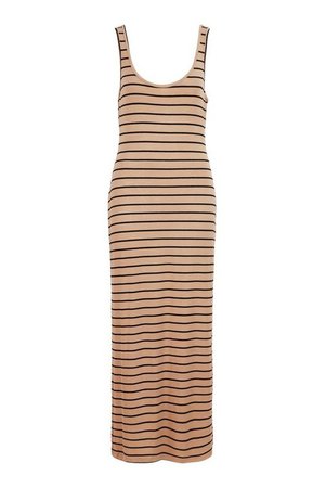 Striped Maxi Dress | boohoo