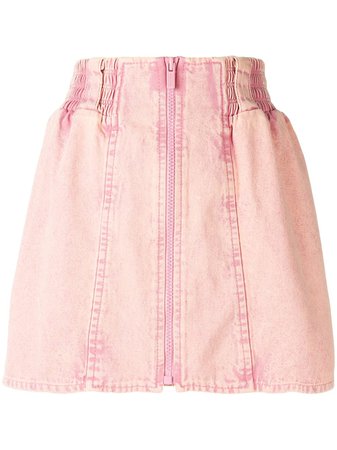 Miu Miu High-Waisted Denim Skirt