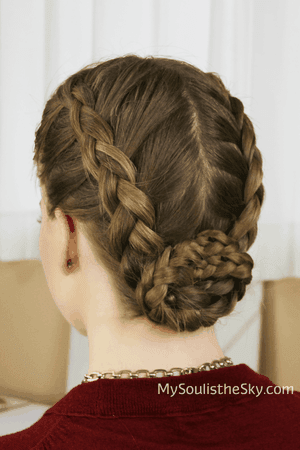 looped up pigtail braids - Google Search