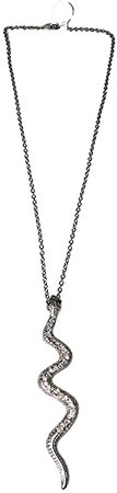 shopaa jewelry silver Rhinestone snake necklace: Jewelry