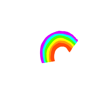 kidcore rainbow