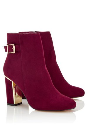 Buy Lipsy Buckle Detail Block Heel Ankle Boots from the Next UK online shop