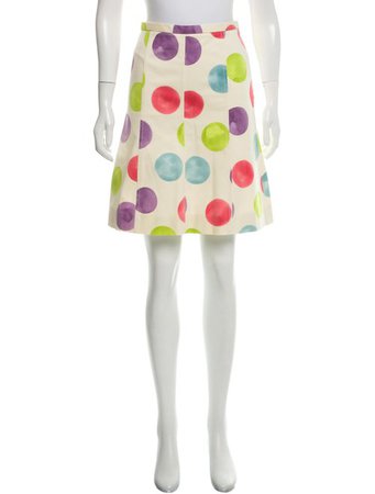 Moschino Cheap and Chic Knee-Length Polka Dot Skirt w/ Tags - Clothing - WMO26231 | The RealReal