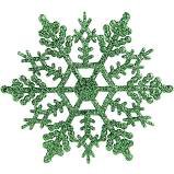 red and green glitter snowflakes - Google Search