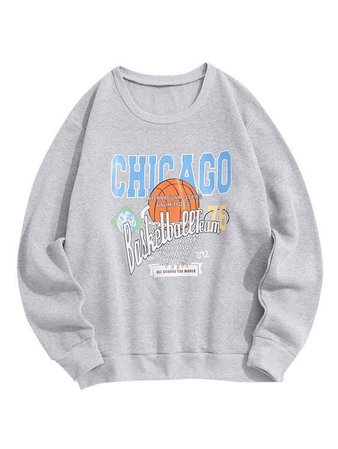 Chicago grey sweatshirt