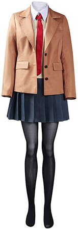 Mai Sakurajima Cosplay Bunny Girl Senpai Costume Normal School Uniform Whole Set,Women : Amazon.co.uk: Toys & Games