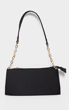 Black Chain Handle 90S Shoulder Bag         | PrettyLittleThing USA