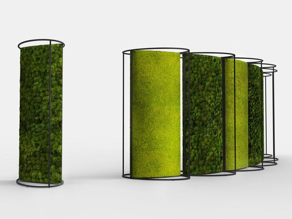 Stabilized plants vertical garden G-DIVIDER G-Line Collection By GREEN MOOD design Alain Gilles