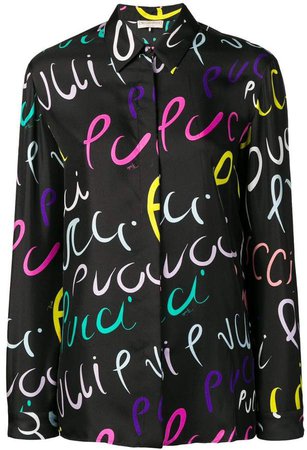 Pucci Pucci Print Silk Shirt