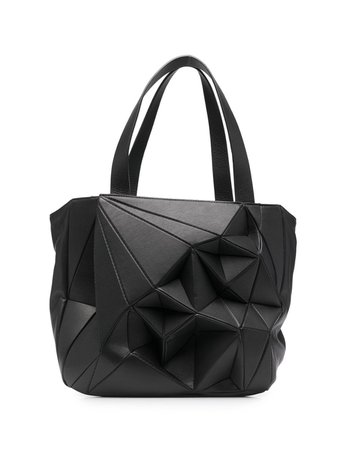 Calicanto geometric-prism Leather Tote - Farfetch