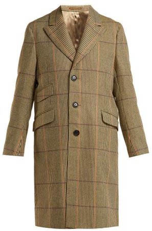 Holiday Boileau - Checked Wool Coat - Womens - Brown