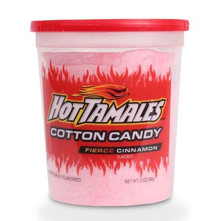 HOT TAMALES® Fierce Cinnamon 2 oz. Cotton Candy Tub