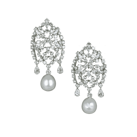 diamonds and pearls earrings
