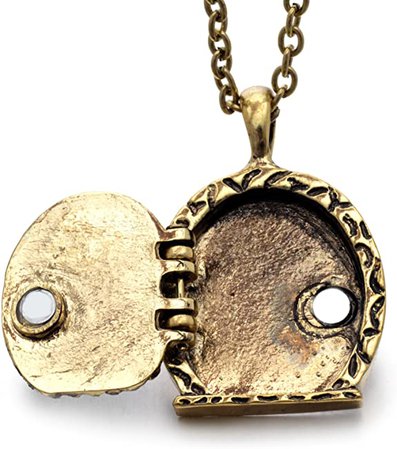 Amazon.com: Hobbit Green Fairy Bilbo Door Pendant LOTR Locket necklace opens US Seller (Necklace): Jewelry
