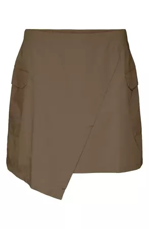 VERO MODA Organic Cotton Wrap Skirt | Nordstrom