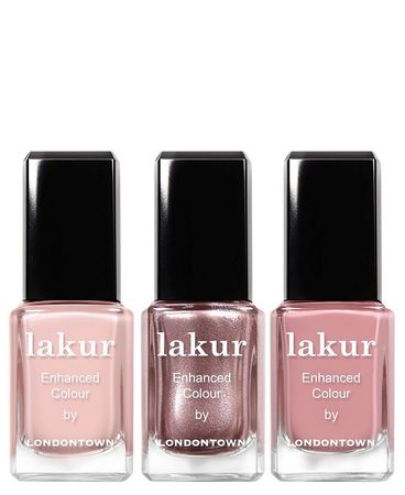 Londontown 3-Pc. Rose All Day Lakur Enhanced Colour Nail Polish Set & Reviews - Makeup - Beauty - Macy's