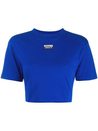 Adidas Collegiate Cropped T-shirt - Farfetch