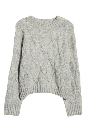 4SI3NNA Cable Crop Sweater | Nordstrom