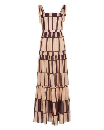 Johanna Ortiz | Waterfront Striped Cotton Dress | INTERMIX®