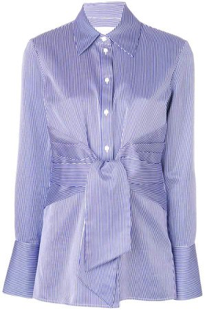 Victoria striped folded blouse