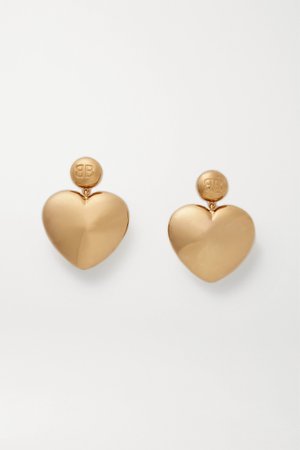 Gold Susi gold-tone earrings | Balenciaga | NET-A-PORTER