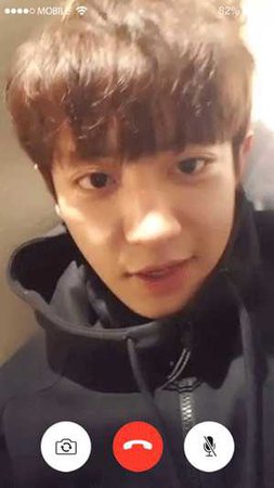chanyeol Facetime