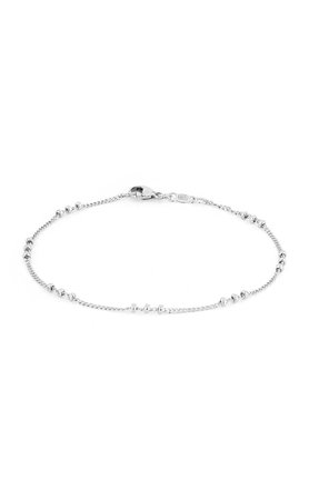 silver delicate chain bracelet