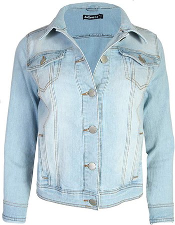 ﻿﻿​dollhouse Women's Basic Denim Jean Jacket at Amazon Women's Coats Shop
