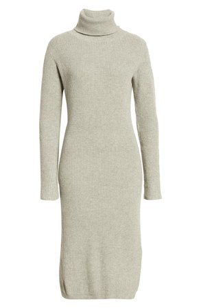 Lulus Sheerah Turtleneck Midi Sweater Dress | Nordstrom