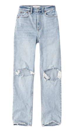 '90s Ultra High-Rise Straight Jeans Abercrombie & Fitch