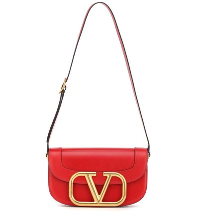 Valentino Garavani Supervee Small Leather Shoulder Bag | Valentino - Mytheresa