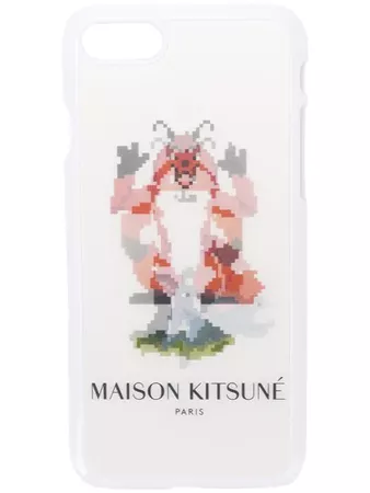 Maison Kitsuné 8-bit Fox iPhone 7 Case - Farfetch