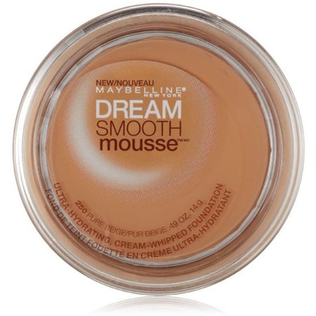 Maybelline Dream Smooth Mousse Cream Whipped Foundation, Pure Beige - Walmart.com
