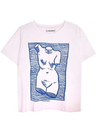 VENUS TEE. White by LF Markey / Tops / T-shirts | Young British Designers