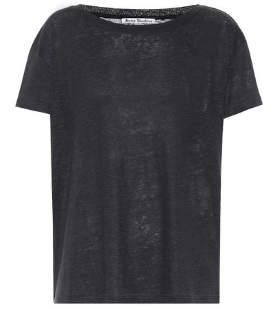 Eldora Linen T-Shirt - Acne Studios | mytheresa.com