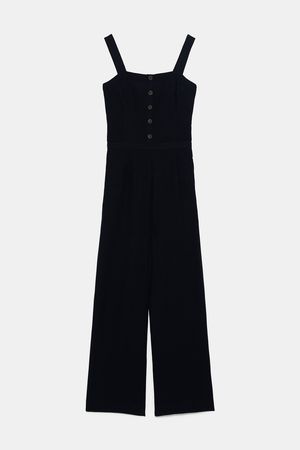 JUMPSUIT WITH BUTTONED STRAPS - JUMPSUITS-WOMAN | ZARA United States