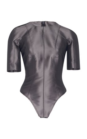 Short Sleeve Fitted Body Suit by MUGLER | Moda Operandi