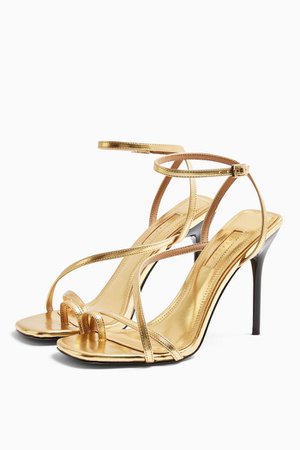 gold strappy heels - Google Search