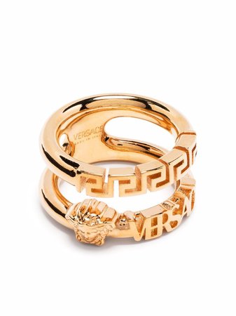 Versace Greca-detail cut-out Ring - Farfetch