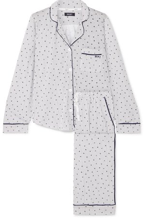DKNY | Signature printed cotton-blend jersey pajama set | NET-A-PORTER.COM
