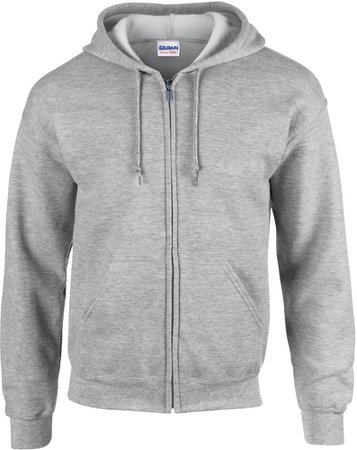 grey zipper hoodie