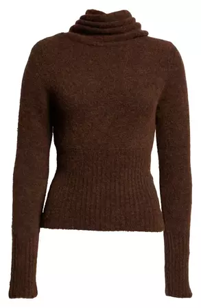 Paloma Wool | Warm Brown Turtleneck Sweater | Nordstrom