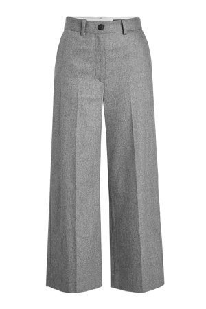 Cropped Wide Leg Pants with Wool Gr. US 8