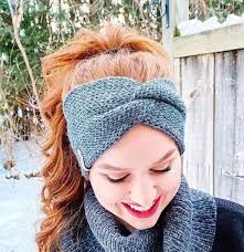 how to wear a winter headband with short hair - Google Search